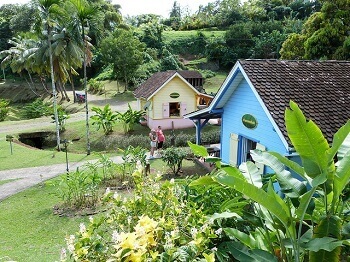 Vue du Musée de la Banane en Martinique.