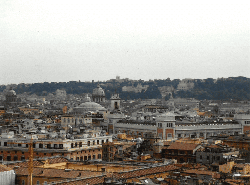 Vue sur le centre de Rome.