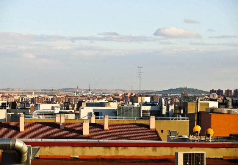 Terrasse à Madrid.