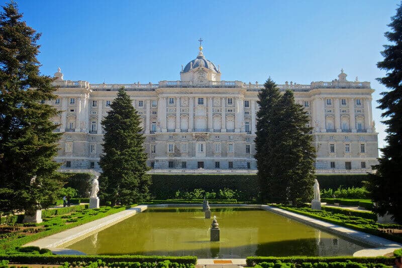 Jardin à Madrid.