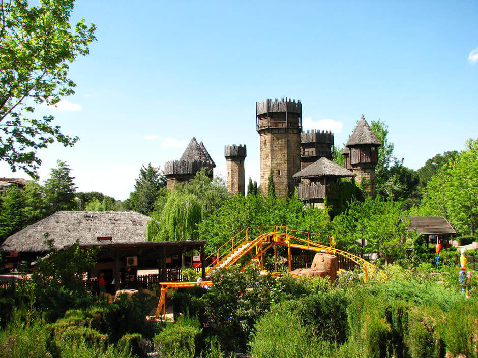 Parc d'attraction à Madrid.