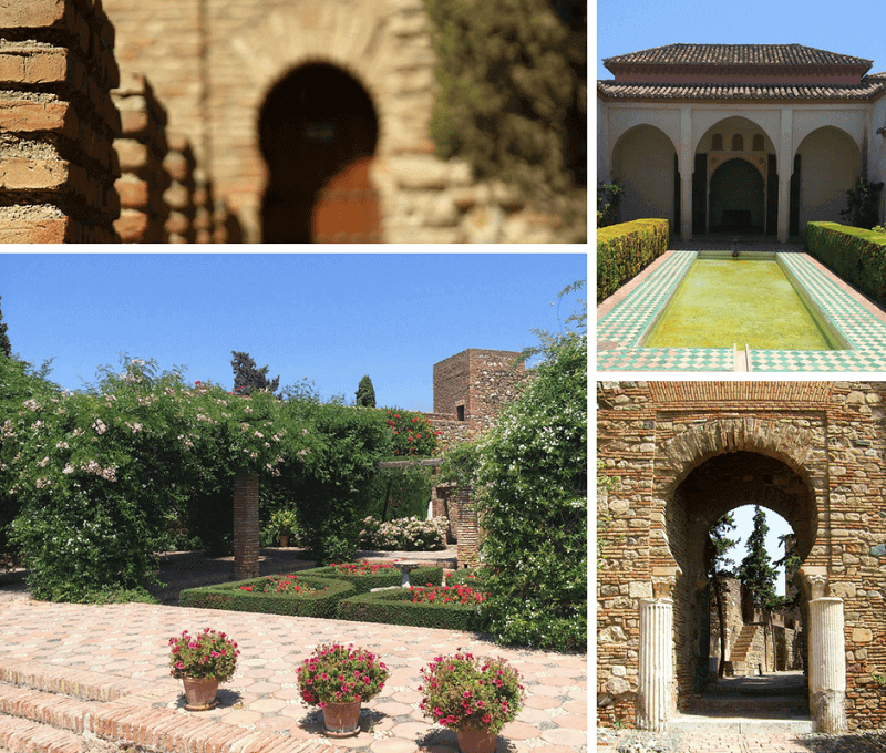 Palais de l'Alcazaba à Málaga.