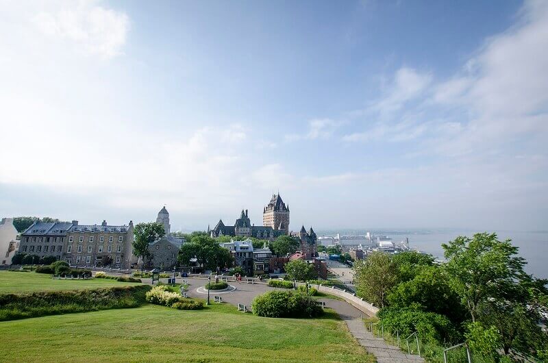 Vue sur la ville de Québec.