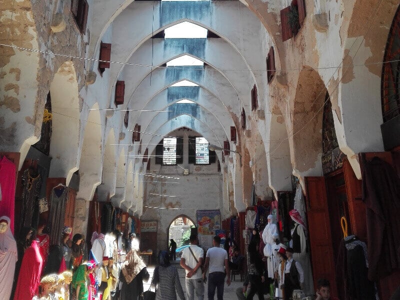 Marché couvert au Liban.