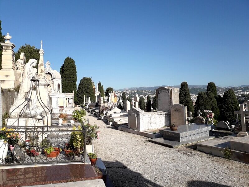 Cimetière historique à Nice.