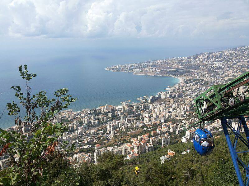 Panorama sur la ville de Jounieh.