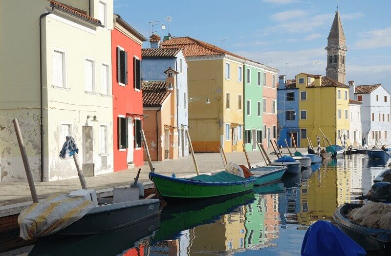 Burano près de Venise.