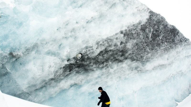 Un glacier en Islande.