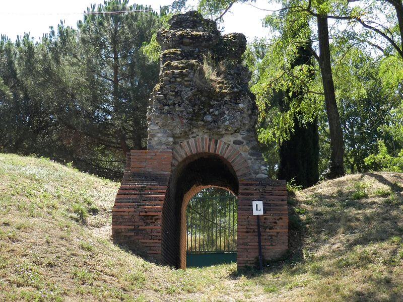 Ruines romaines à Toulouse.