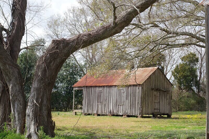 Cabane en Louisiane.