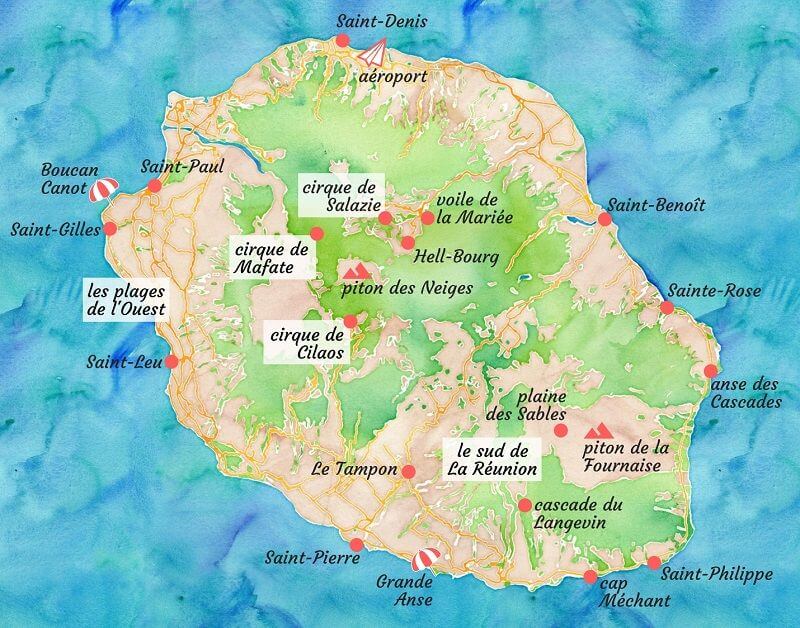 Guide touristique de l'île de la Réunion