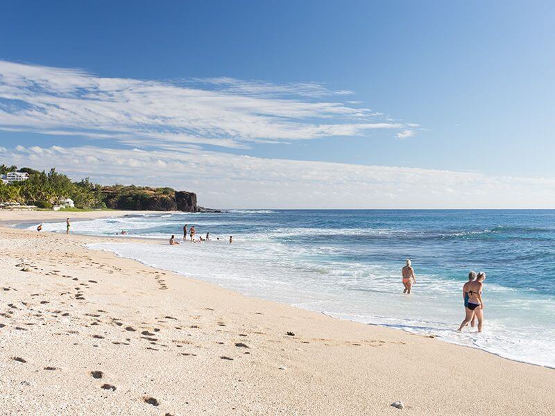 Une plage à La Réunion.