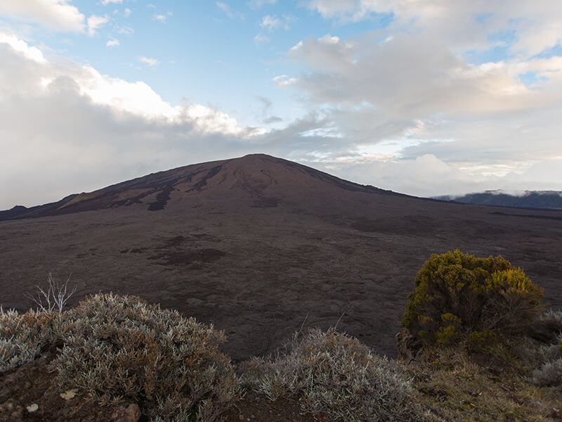 Un volcan à La Réunion.