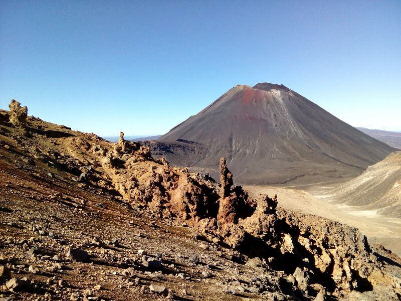 Un volcan en Nouvelle-Zélande.