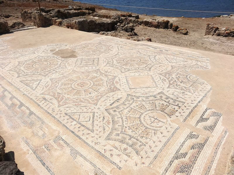 Mosaïque en Sardaigne.