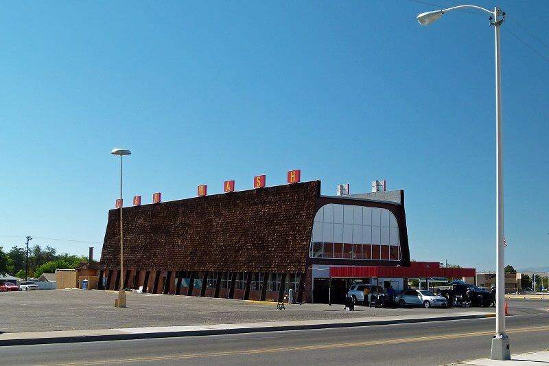 Une station de lavage de voiture aux USA.