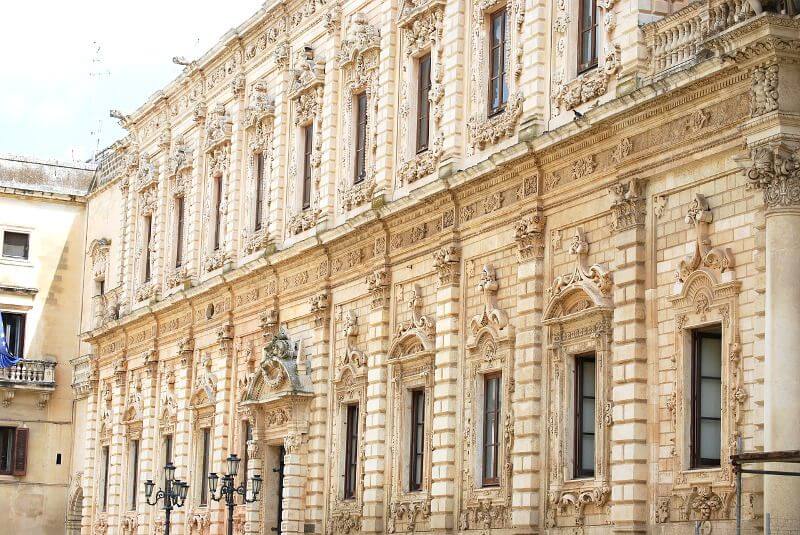 Un palais baroque en Italie.