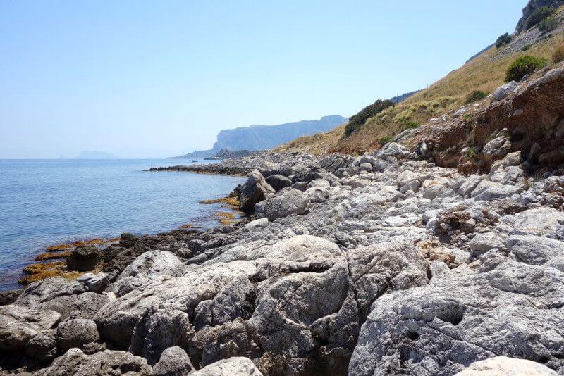 La côte sicilienne.