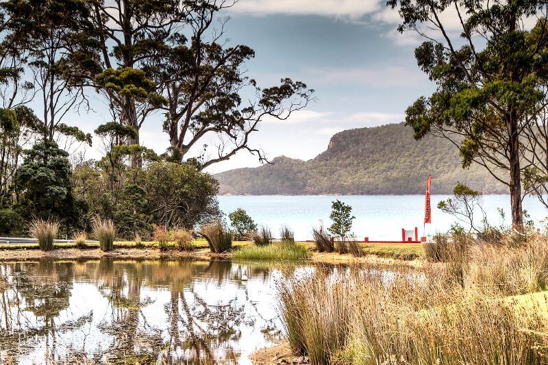 L'île de Bruny en Tasmanie.