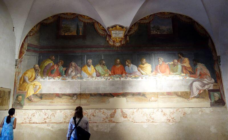 Une fresque de la Renaissance à Florence.