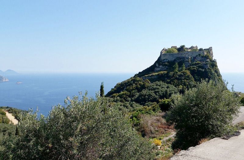 Un château-fort à Corfou.