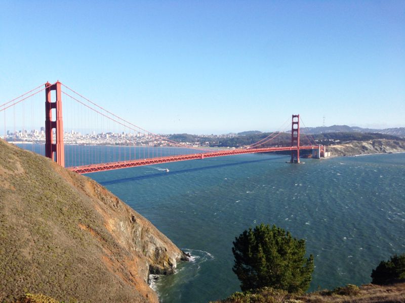 Le Golden Gate à San Francisco.