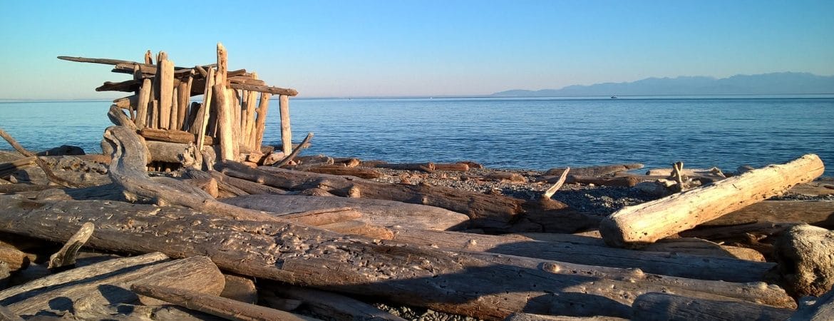 Une plage abandonnée aux USA.